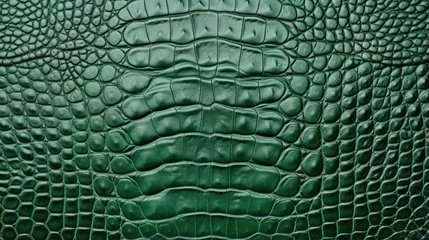 Deurstickers Crocodile skin texture. Background pattern crocodile alligator skin. Reptile skin closeup © megavectors