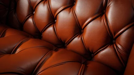 Deurstickers high quality leather furniture detail © HN Works