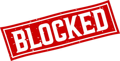 Blocked square grunge rubber stamp