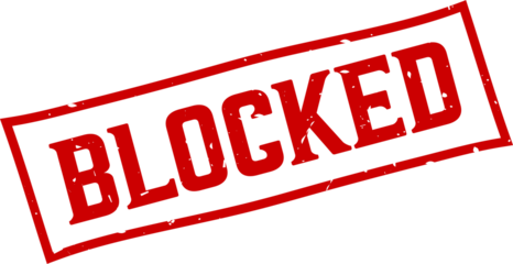 Blocked square grunge rubber stamp