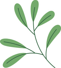 Christmas Floral Foliage Branch and Leaves