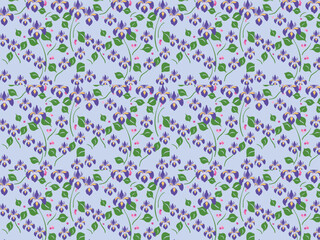 Vector seamless decorative geometric shapes pattern background	