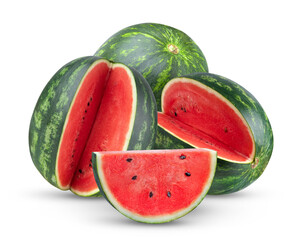 Watermelon isolated on on transparent png