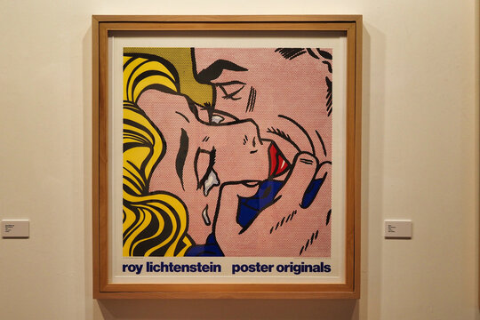 Kiss V, by Roy Lichtenstein