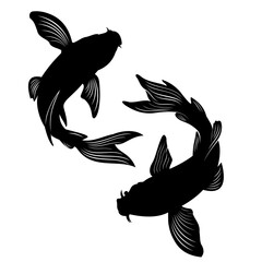 silhouette of a fish