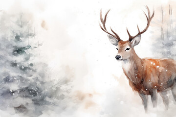 Tranquil Deer Beauty: Soft Fur in Subtle Strokes