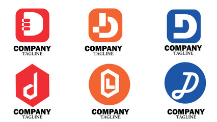 D Logo - Free Vectors to Download