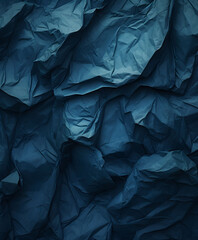 dark blue crumpled paper texture