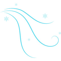 Winter Wind Blowing  Snowflake
