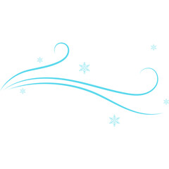 Winter Wind Blowing  Snowflake
