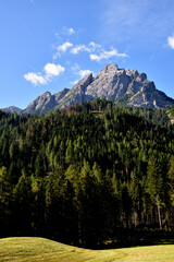 Mountain over the valley