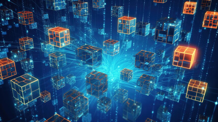 Blockchain Technology: A Cryptocurrency Transaction in Progress