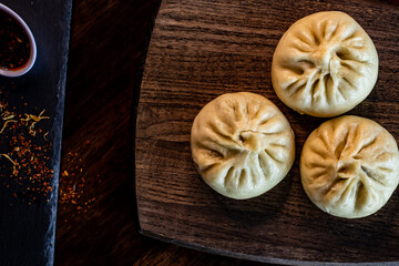 steamed Chinese dumplings 