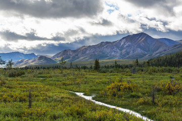Fototapeta premium Mountains in Alaska