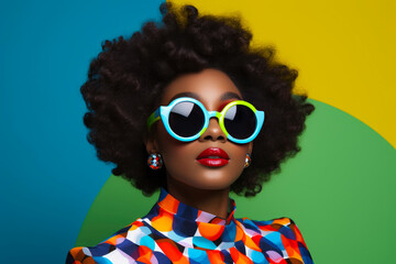 Bold and Beautiful: Afroamerican Pop Art Fashion Icon