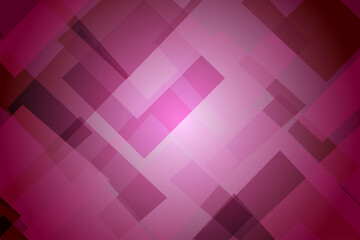 Obraz premium Pink Geometric Shape Pattern. Abstract Background. Technology Banner Wallpaper. Vector