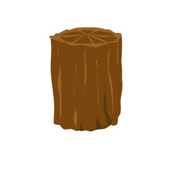 wood log vector