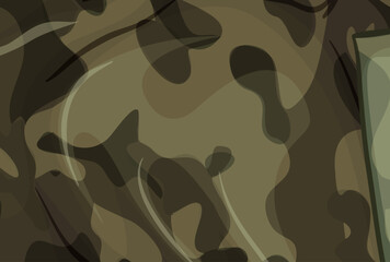 Vector army and military camouflage texture pattern background