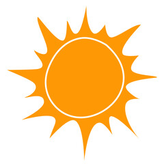 sun cartoon vector