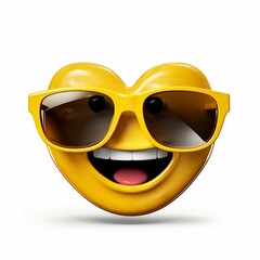 3d smiley face with smile.Emotion Realistic 3d Render. Icon Smile Emoji. - obrazy, fototapety, plakaty