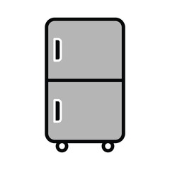 Refrigerator icon design, illustration design