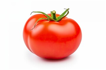 Tomato isolated on white background.