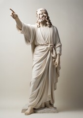 Monument, ceramic statue of Jesus Christ