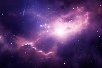 Fototapeta premium Purple Galaxy space stars in Outer Space.
