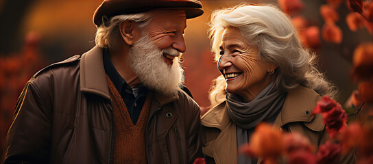 Fototapeta premium Decades passed, yet their love remains unwavering