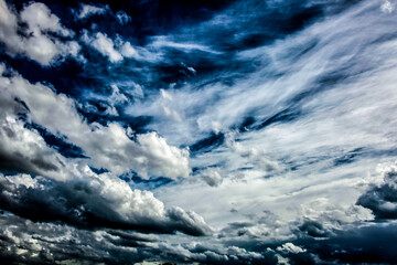 Dramatic sky before the storm. HDR Image (High Dynamic Range).