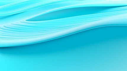 Naklejka premium A gradient bold and vivid blue color to light mint green background with many digital wavy white lines. 