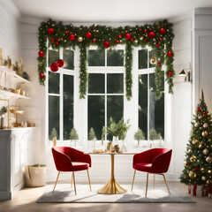 Christmas interior design.