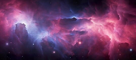 Galaxy texture with stars and beautiful nebula in the background, pink and gray.