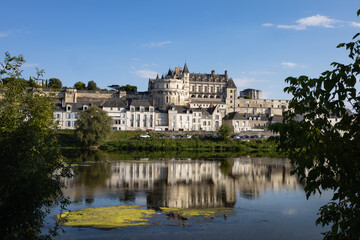 Fototapeta na wymiar The Royal Château of Amboise, a perfect example of the Loire châteaux