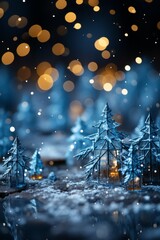 Winter Christmas background