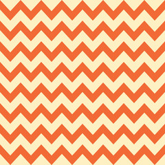 Coral waves zig zag seamless background texture. Popular zigzag chevron pattern on white background