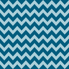 Blue waves zig zag seamless background texture. Popular zigzag chevron pattern on white background