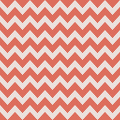 Coral waves zig zag seamless background texture. Popular zigzag chevron pattern on white background