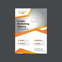 Cooperate business flyer design templet. 