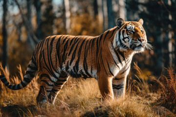 Ussuri tiger in the wild