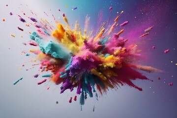 abstract colorful explosion wallpaper