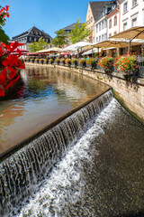 Saarburg town on Saar river, Saarland, Germany