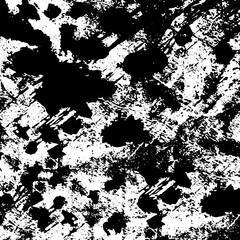 Scratched Grunge Urban Background Texture Vector. Dust Overlay Distress Grainy Grungy Effect. Distressed Backdrop Vector Illustration. Isolated Black on White Background. EPS 10