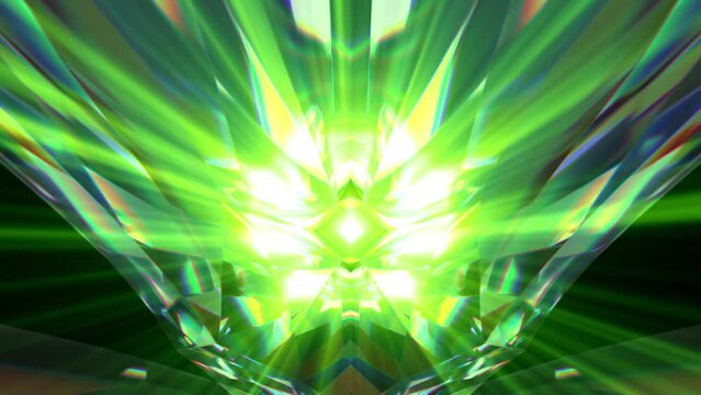 AIの進歩と緑の属性の背景360Fループ背景　Background of AI progress and green attributes 360F loop