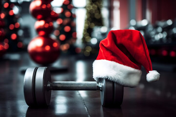  fitness weight christmas, christmas tree decorations, santa claus with gifts, snowman in the snow,...