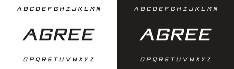 AGREE minimal creative Tech Letter Concept and Luxury vector typeface Logo Design.