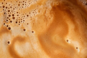 Coffee foam texture.