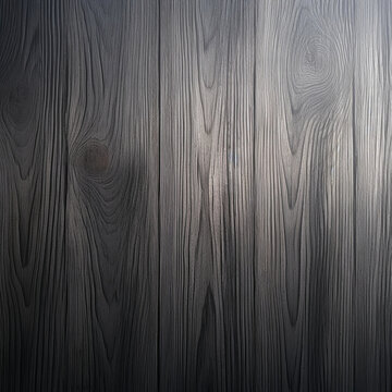 Fondo con detalle y textura de superficie de parquet de madera de tono gris oscuro con vetas y nudos