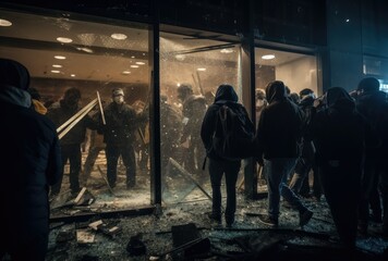 destruction of protests
