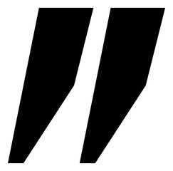 Dialogue mark. Speech text punctuation black symbol